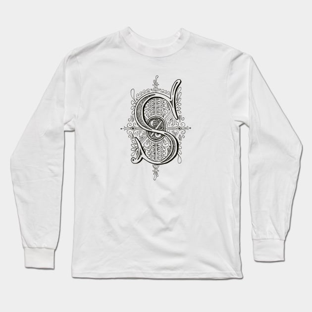 Monogram S Long Sleeve T-Shirt by calebfaires